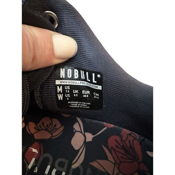 NoBull Project Trainer Sneakers Shoes Navy Cherry Blossom Women’s Sz 9 /Men 7.5 - Picture 7 of 9